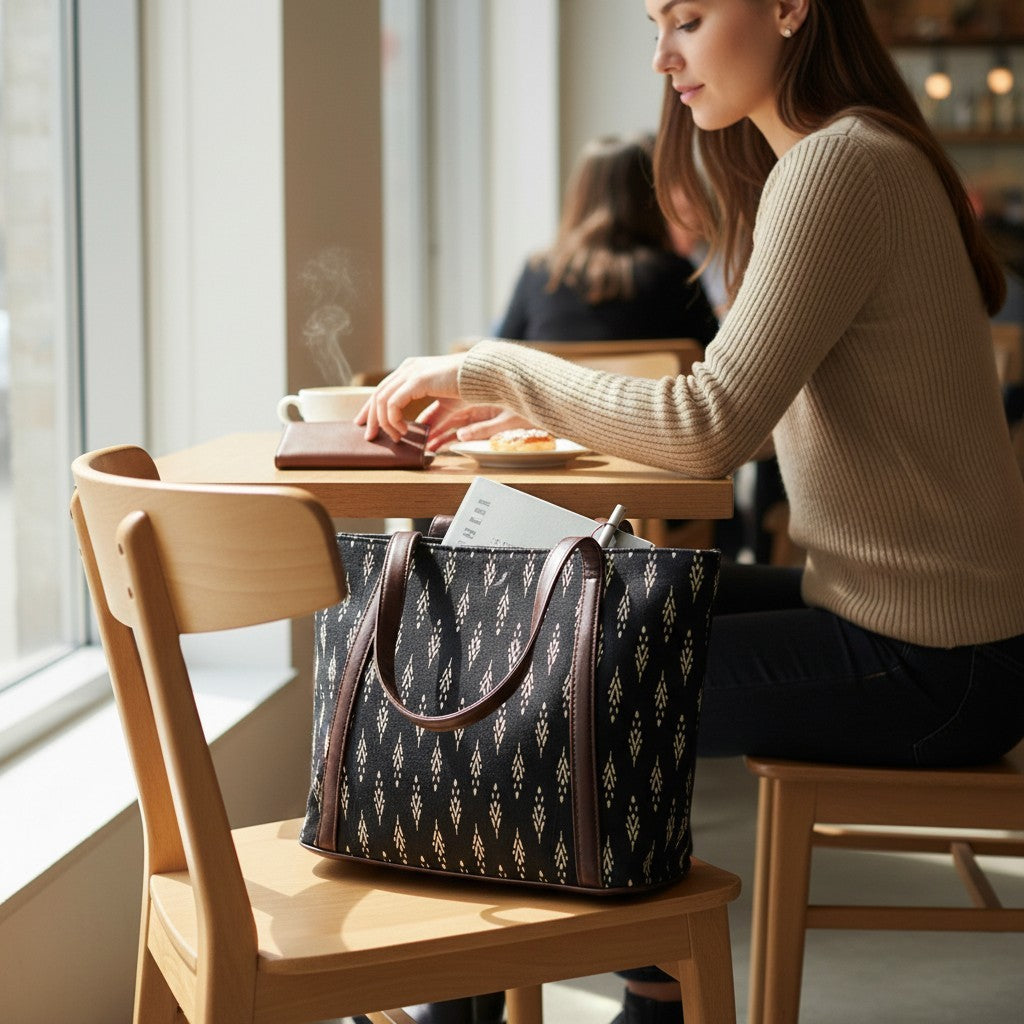 Handcrafted Ethnic Printed Handbag for Women