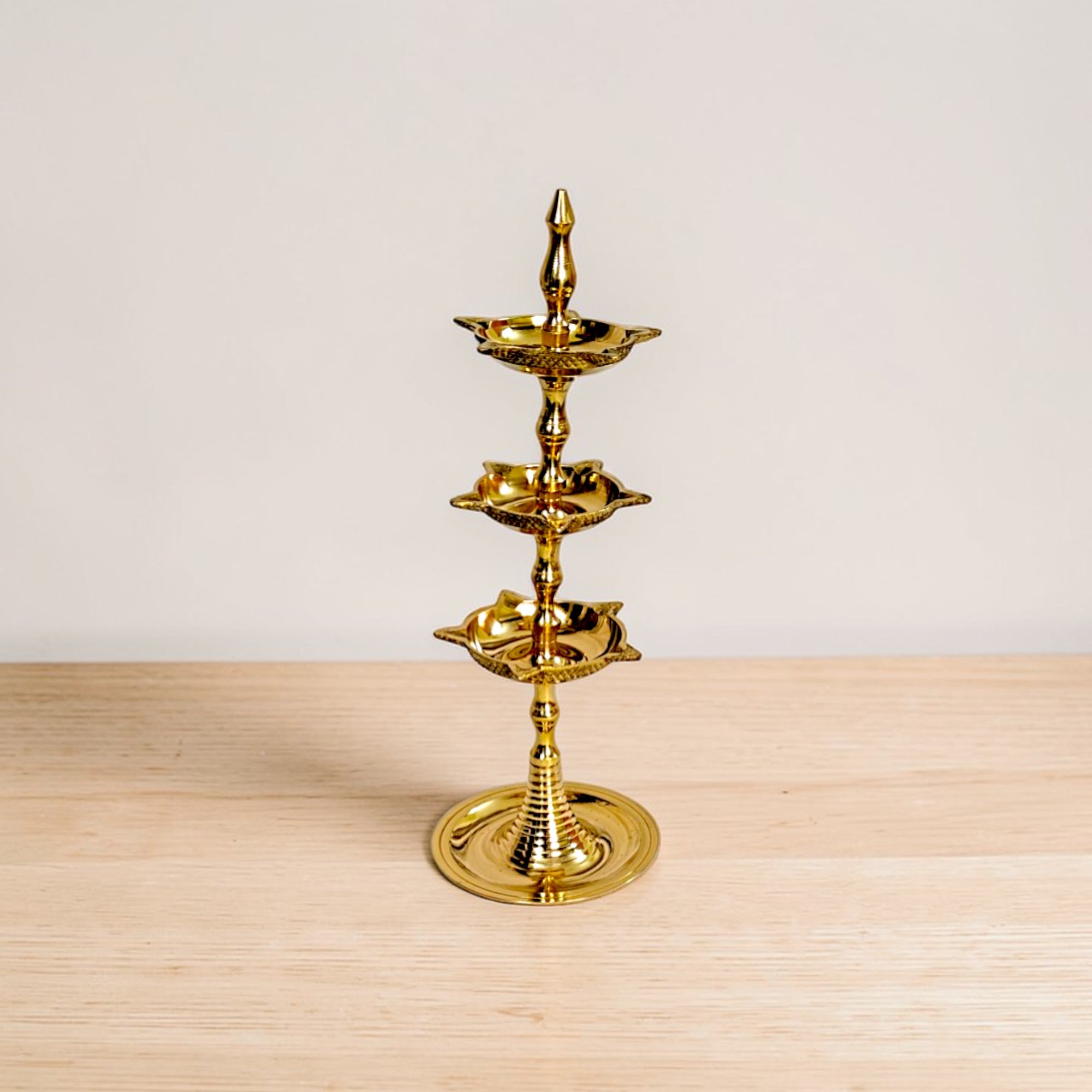 Brass Kerla Multi Layer Diya Stand