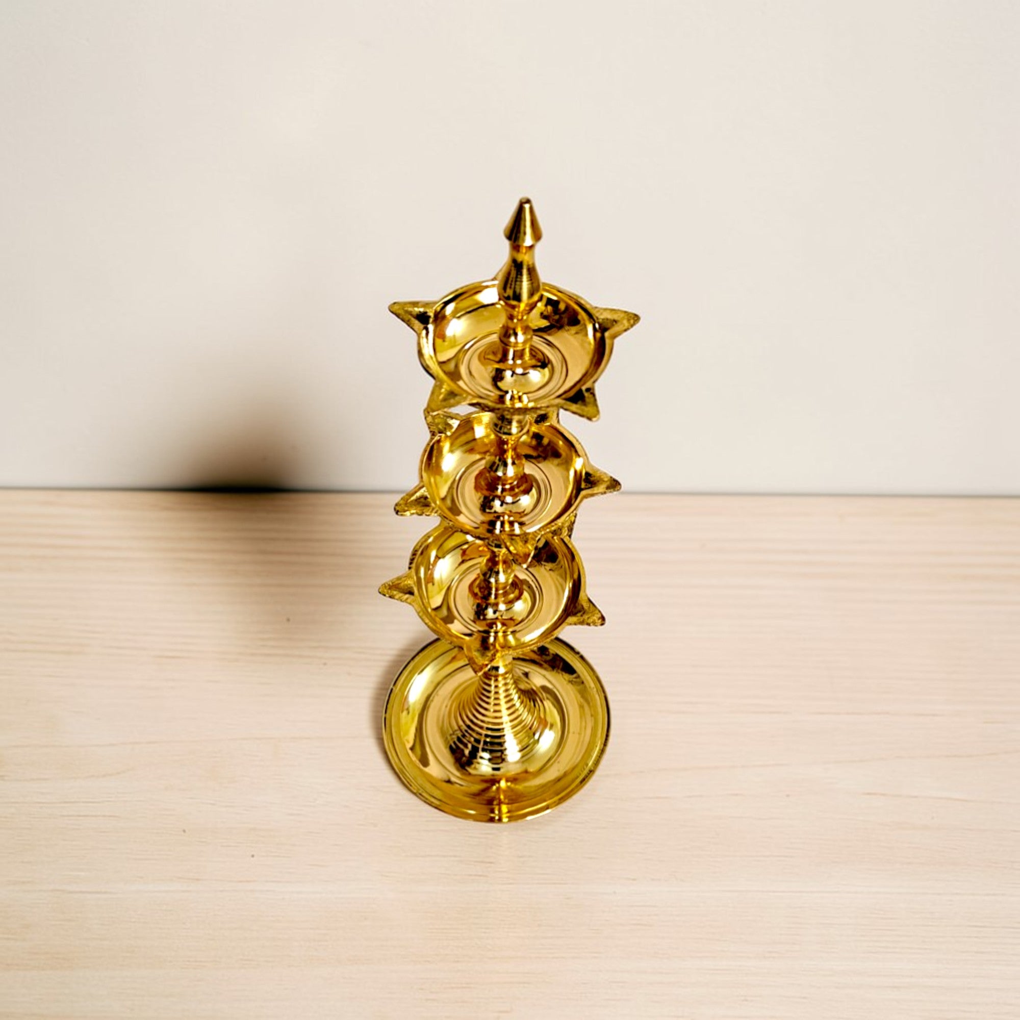 Brass Kerla Multi Layer Diya Stand