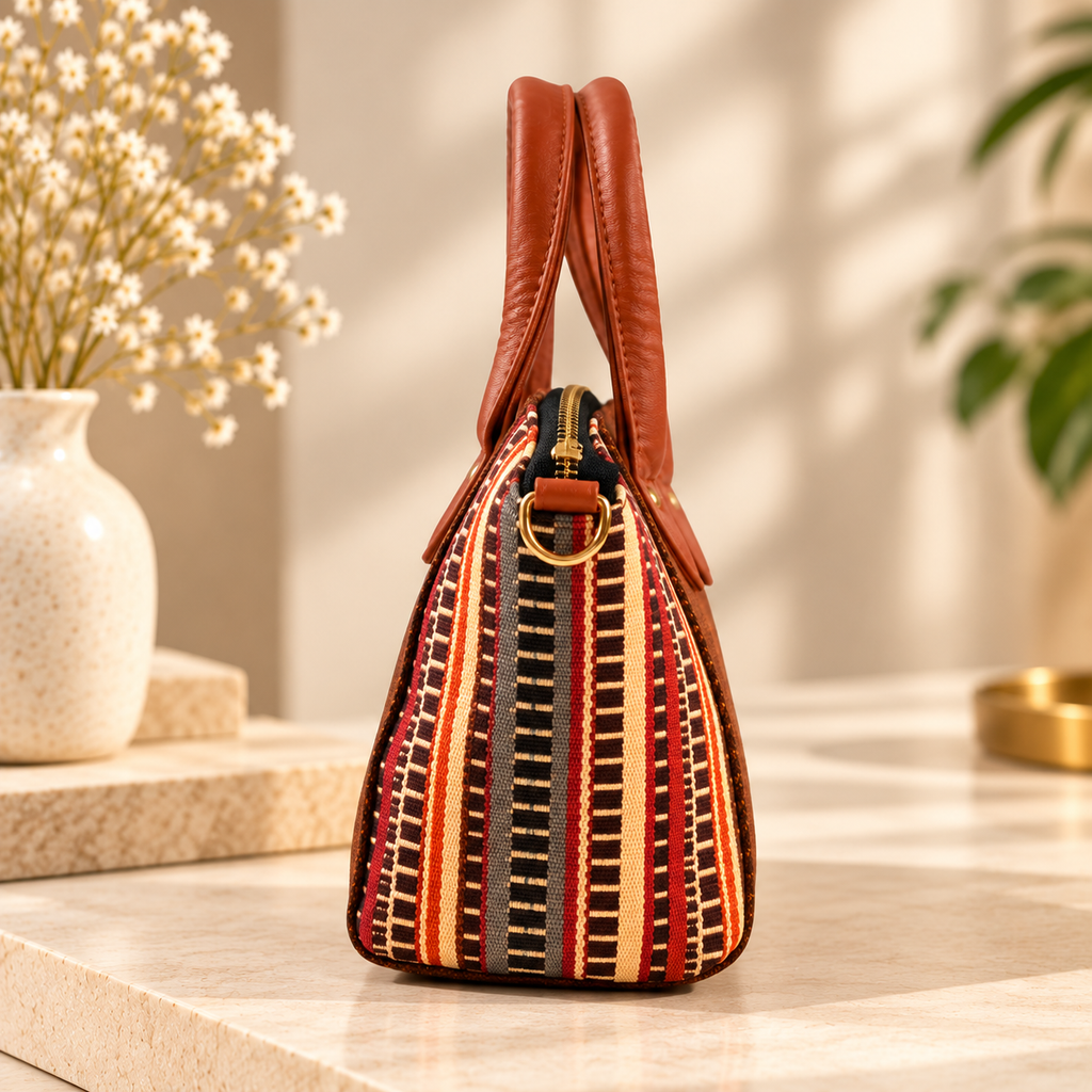 Premium Stylish Women’s Basket Shape Handbag – Compact Crossbody Bag
