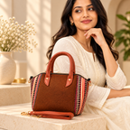 Premium Stylish Women’s Basket Shape Handbag – Compact Crossbody Bag