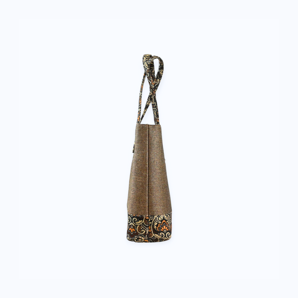 Stylish Premium Jute Shoulder Bags With Coin Pouch