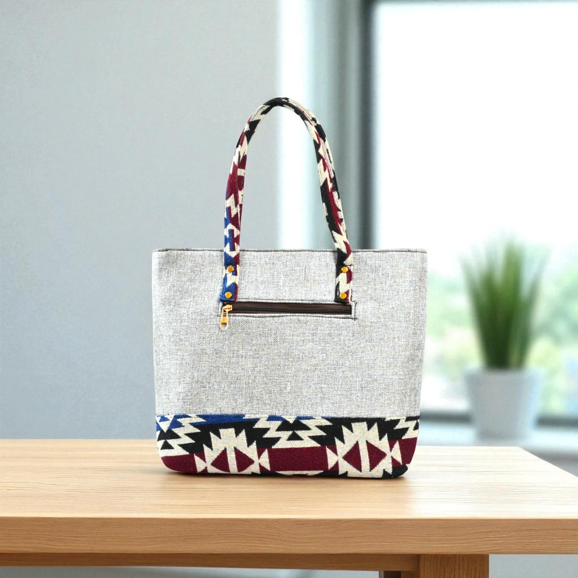 Stylish Premium Jute Shoulder Bags With Coin Pouch
