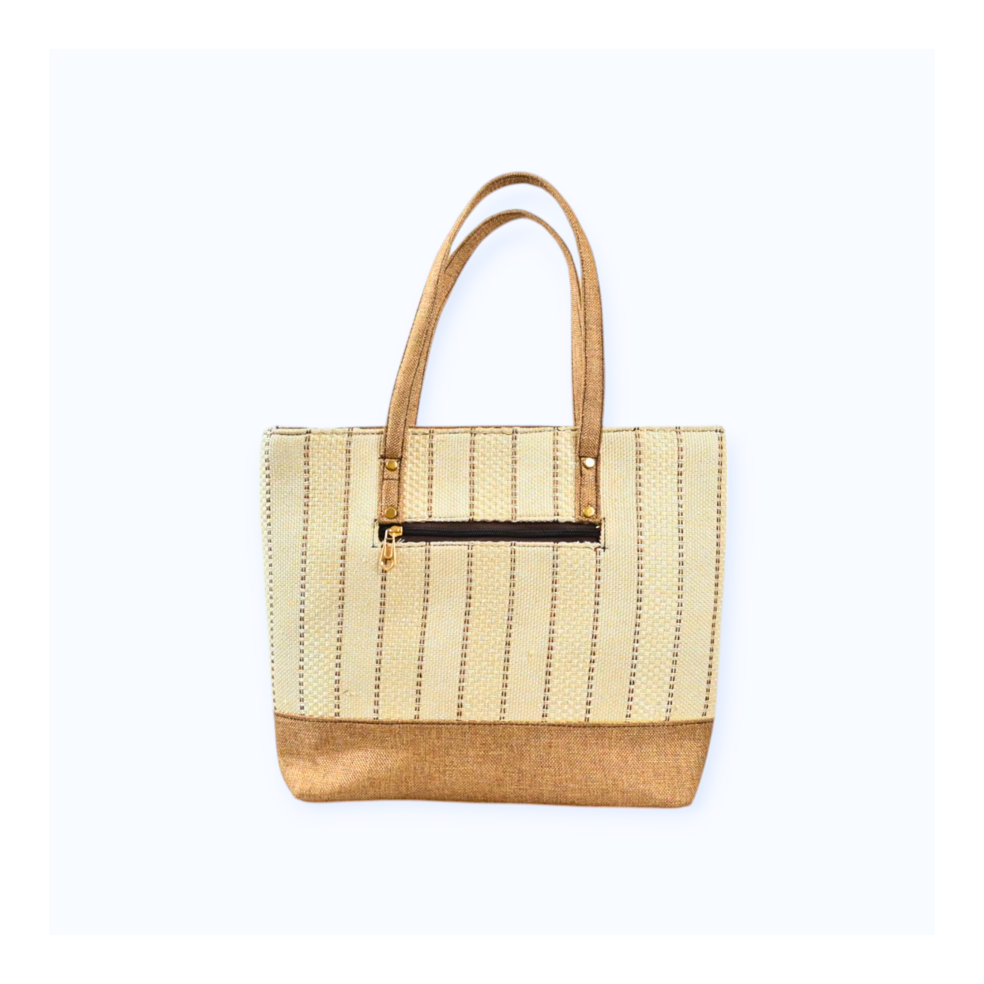 Stylish Premium Jute Shoulder Bags With Coin Pouch