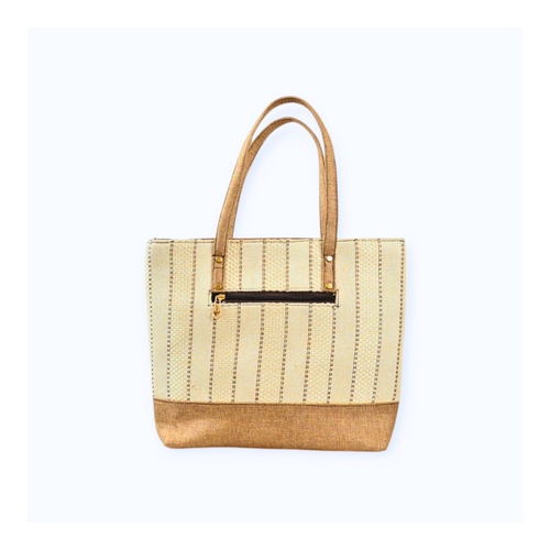 Stylish Premium Jute Shoulder Bags With Coin Pouch