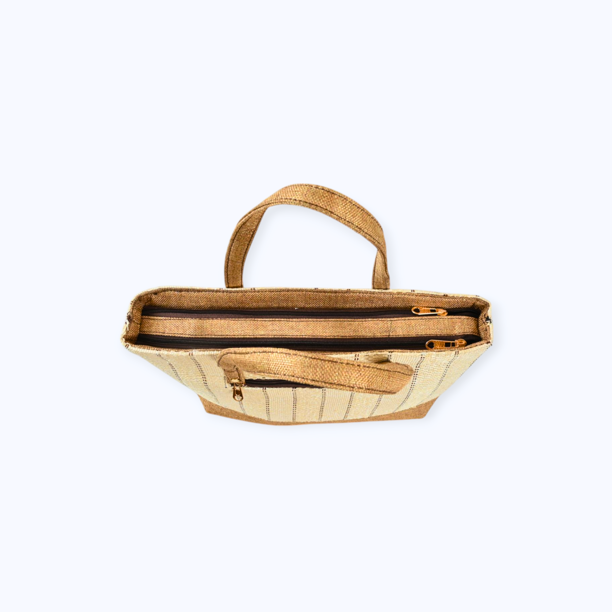 Stylish Premium Jute Shoulder Bags With Coin Pouch