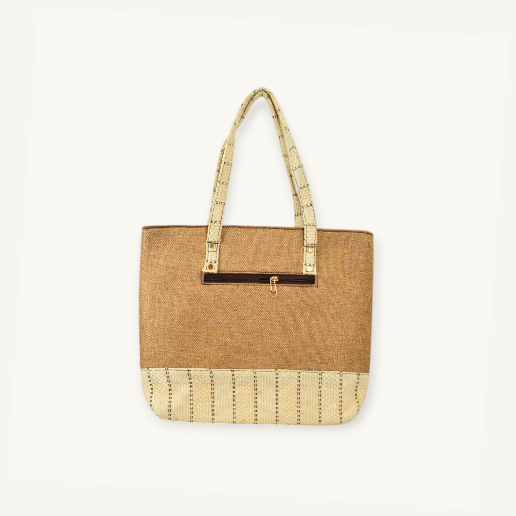 Stylish Premium Jute Shoulder Bags With Coin Pouch