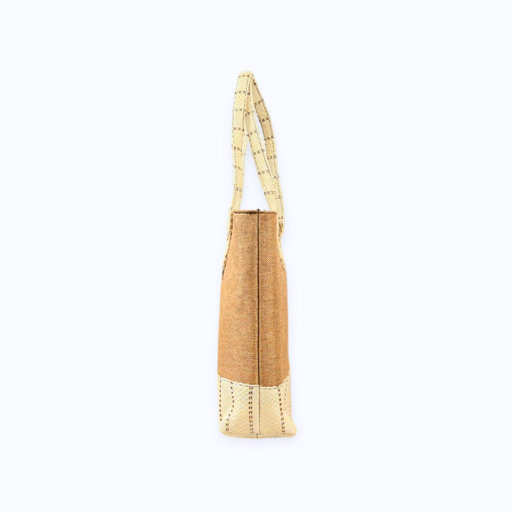 Stylish Premium Jute Shoulder Bags With Coin Pouch
