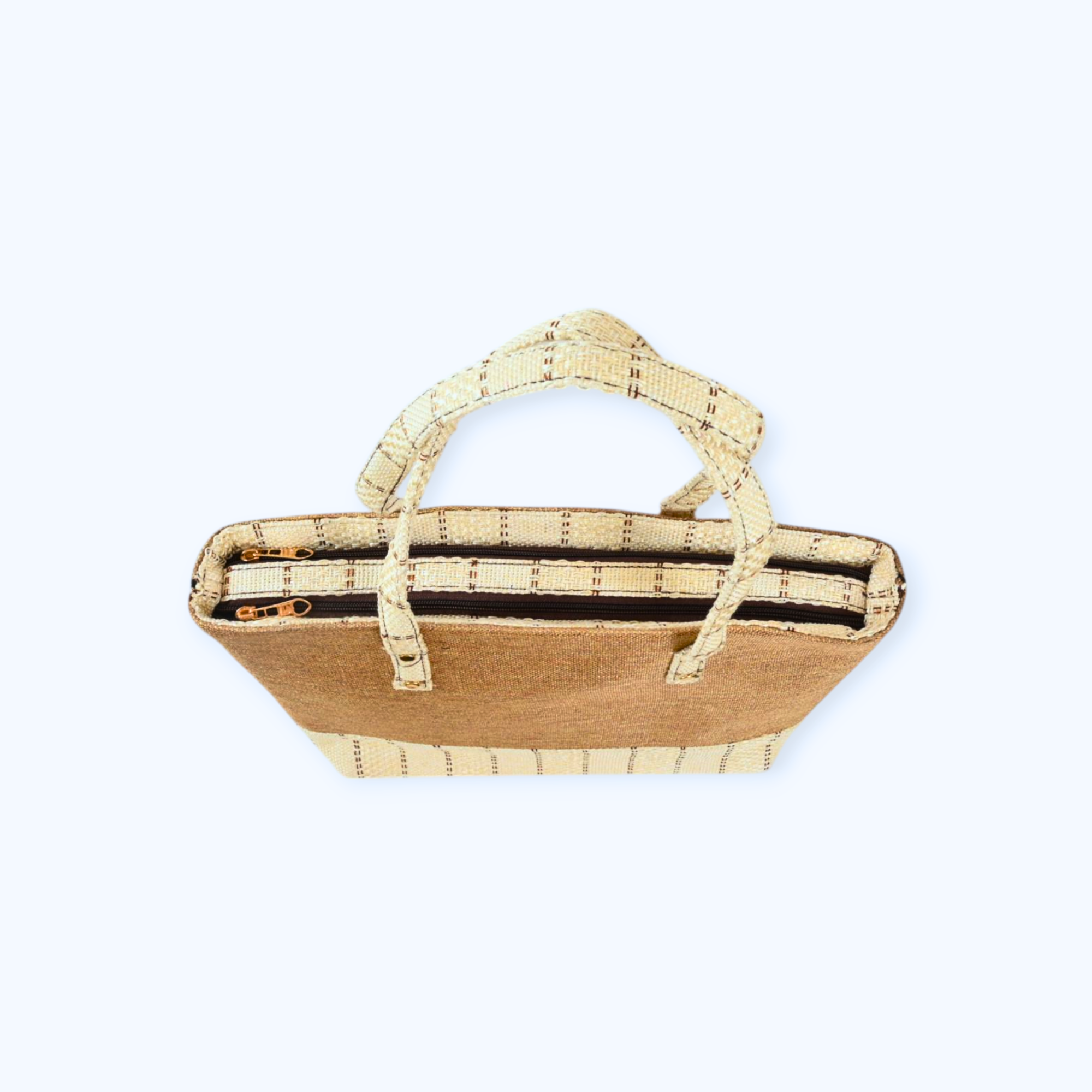 Stylish Premium Jute Shoulder Bags With Coin Pouch