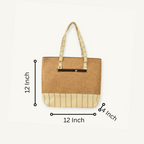 Stylish Premium Jute Shoulder Bags With Coin Pouch