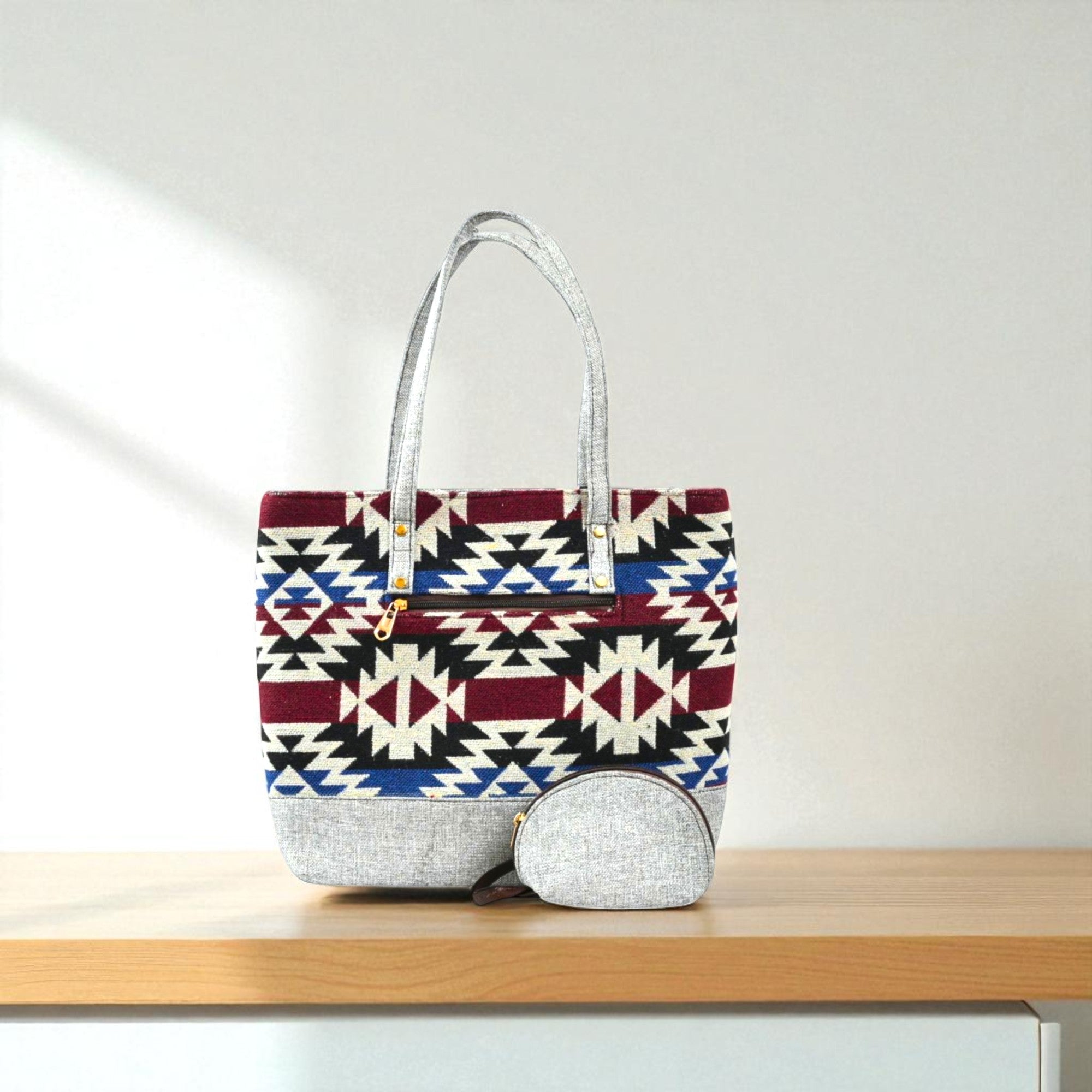 Stylish Premium Jute Shoulder Bags for With Coin Pouch