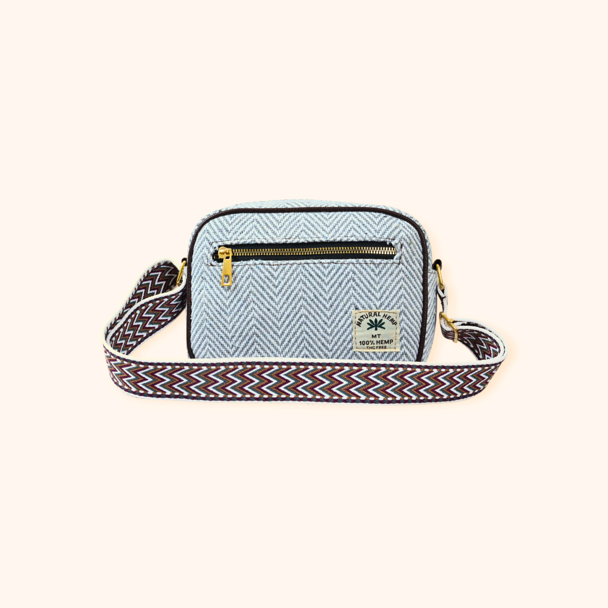 Stylish Premium Hemp Sling Bag
