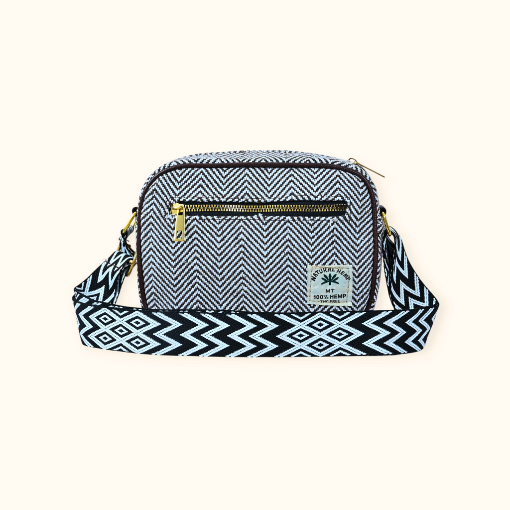 Stylish Premium Hemp Sling Bag