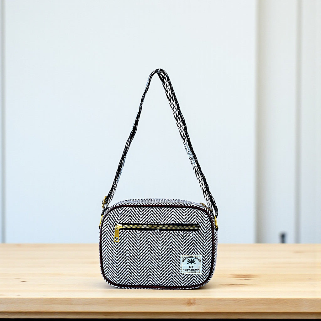 Stylish Premium Hemp Sling Bag