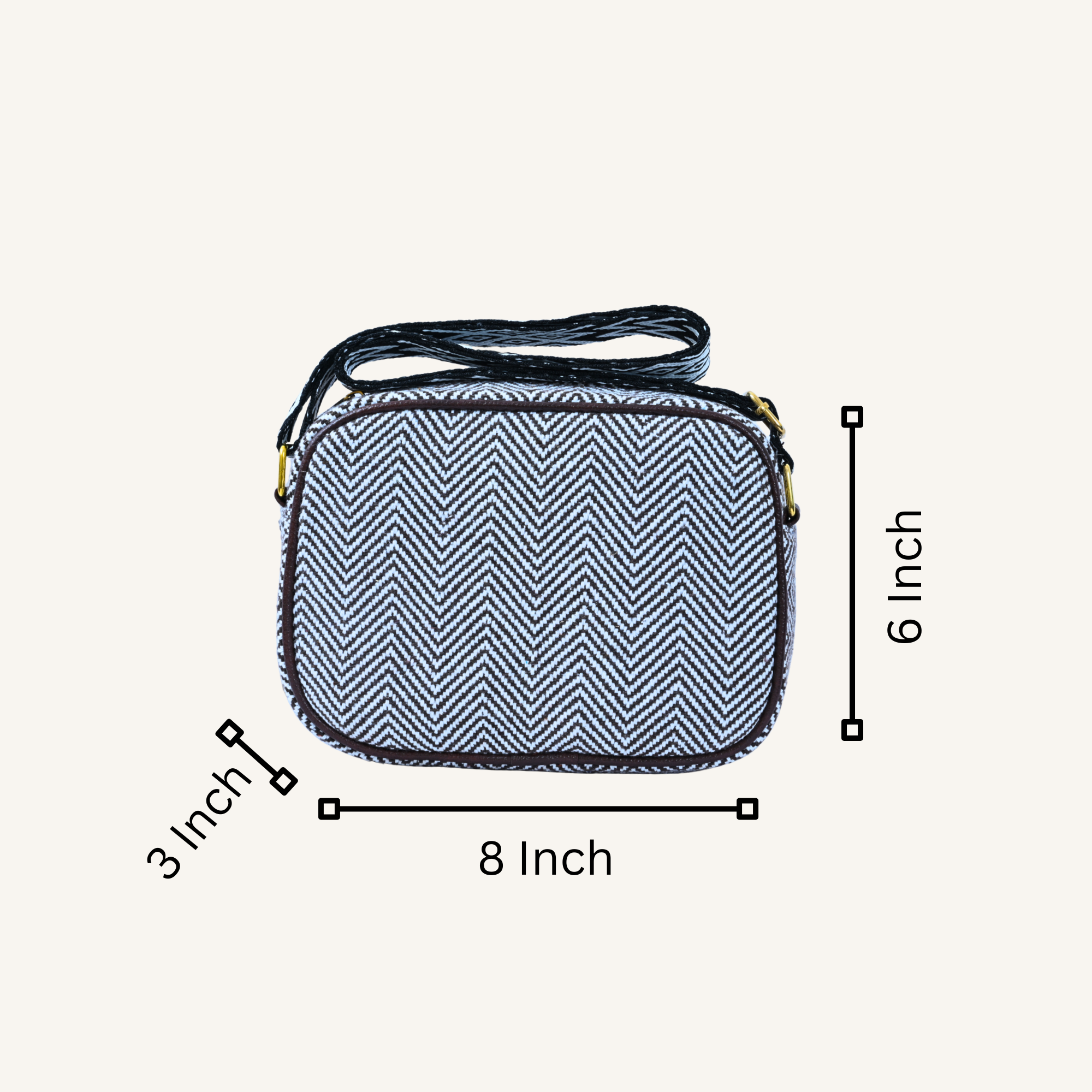 Stylish Premium Hemp Sling Bag