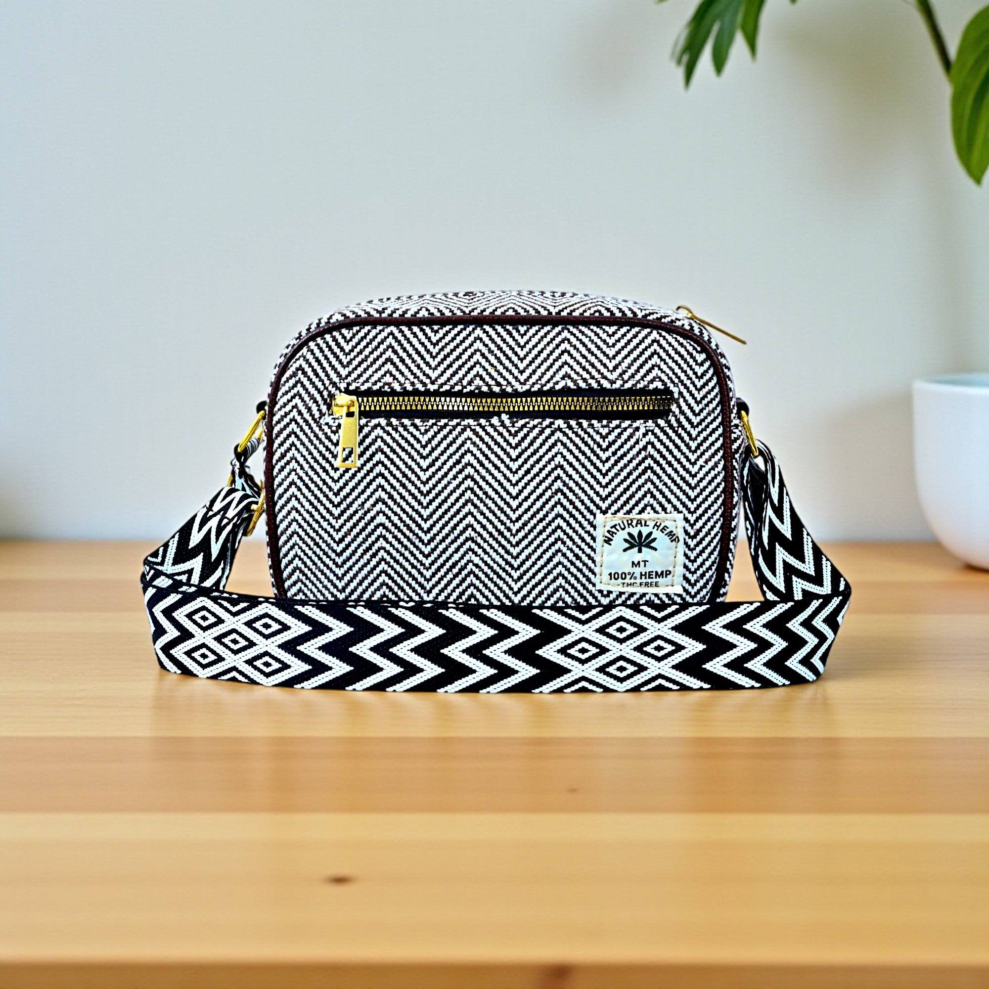 Stylish Premium Hemp Sling Bag