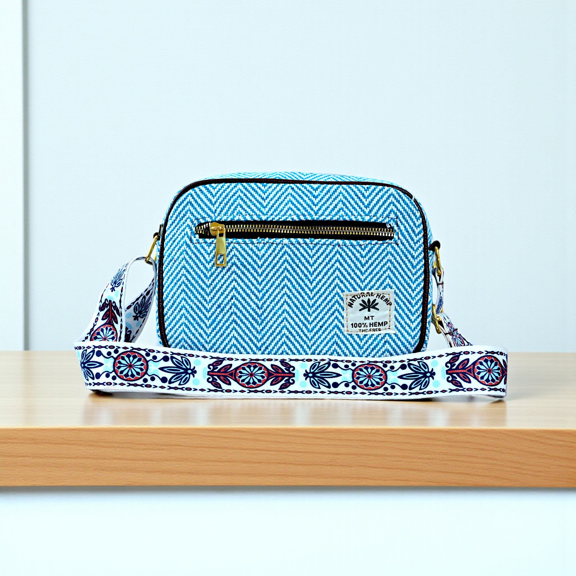 Stylish Premium Hemp Sling Bag