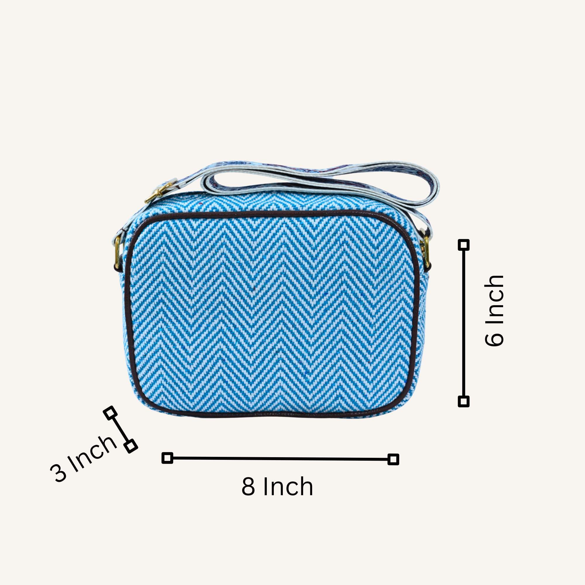 Stylish Premium Hemp Sling Bag