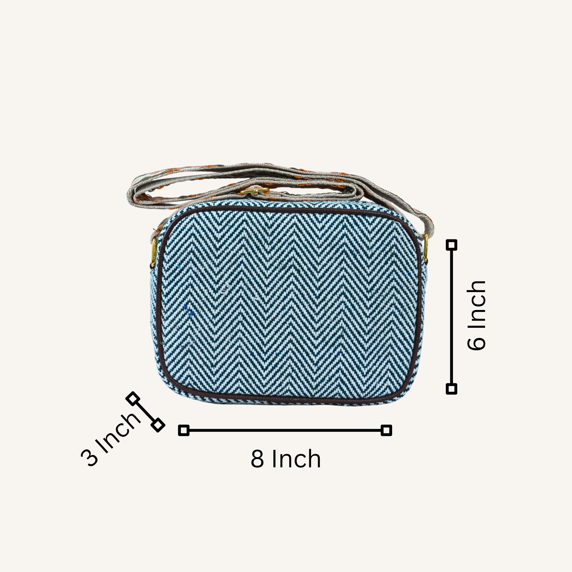 Stylish Premium Hemp Sling Bag