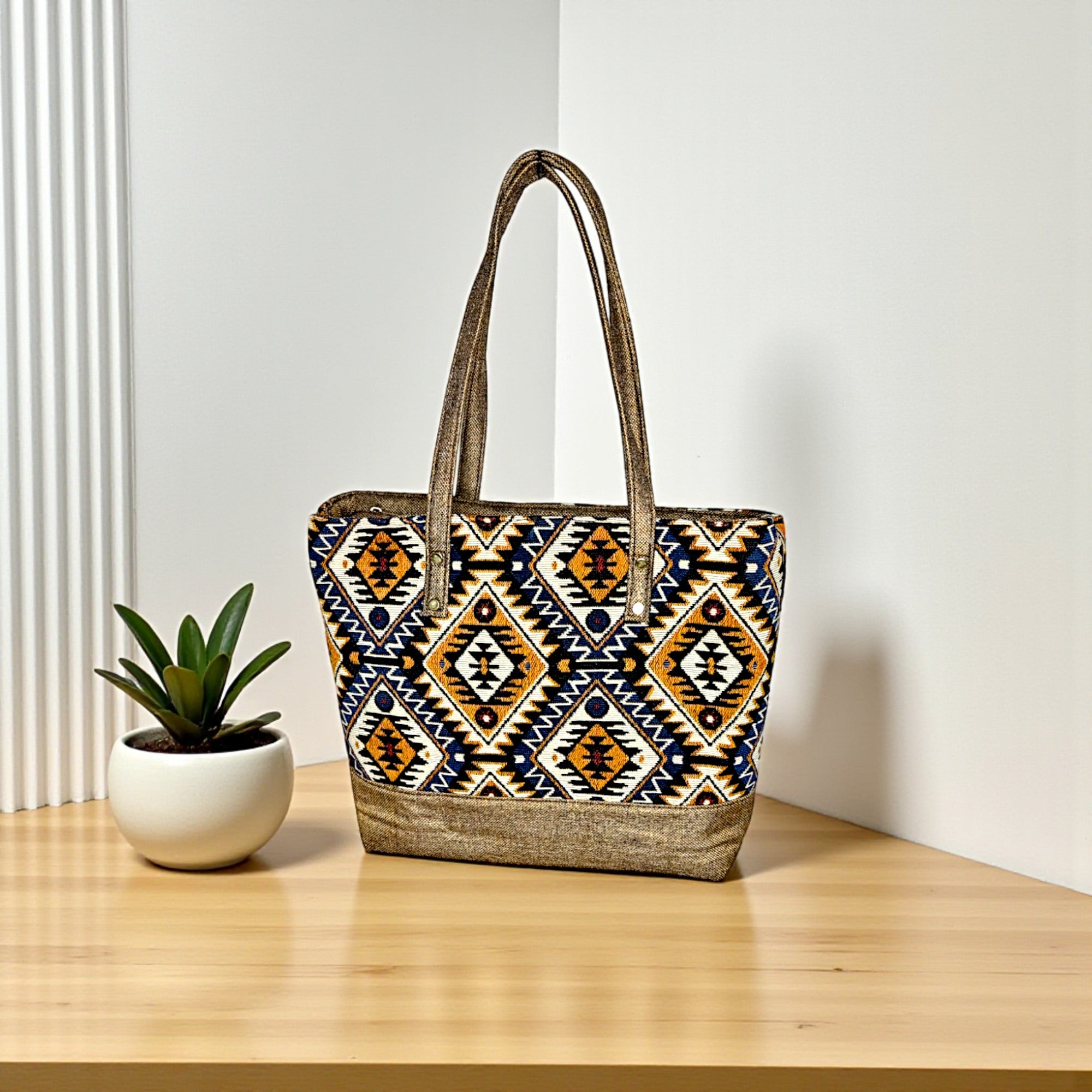 Stylish Premium Jute Shoulder Bags for With Coin Pouch