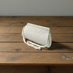 Beautiful Handmade Party-Bead Clutch with Sling Belt