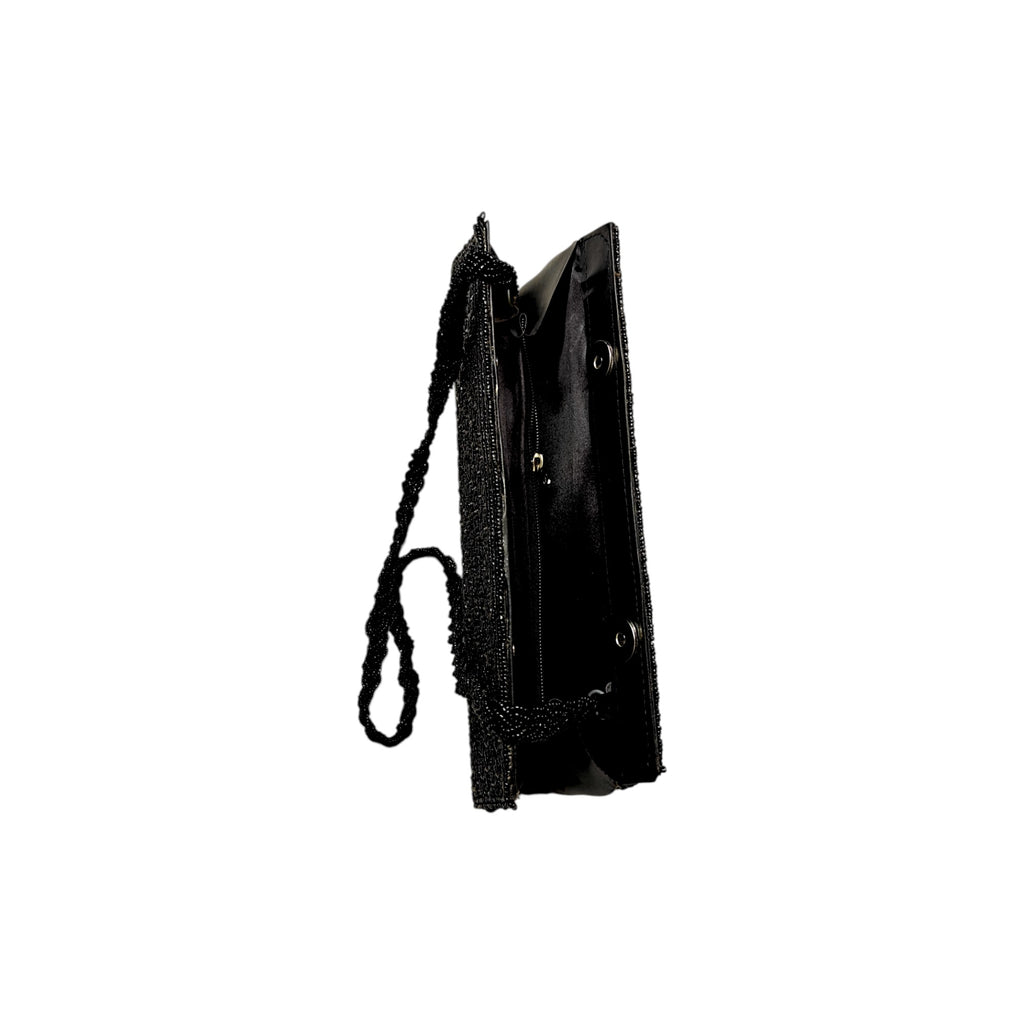 Beautiful Handmade Party-Bead Clutch with Sling Belt