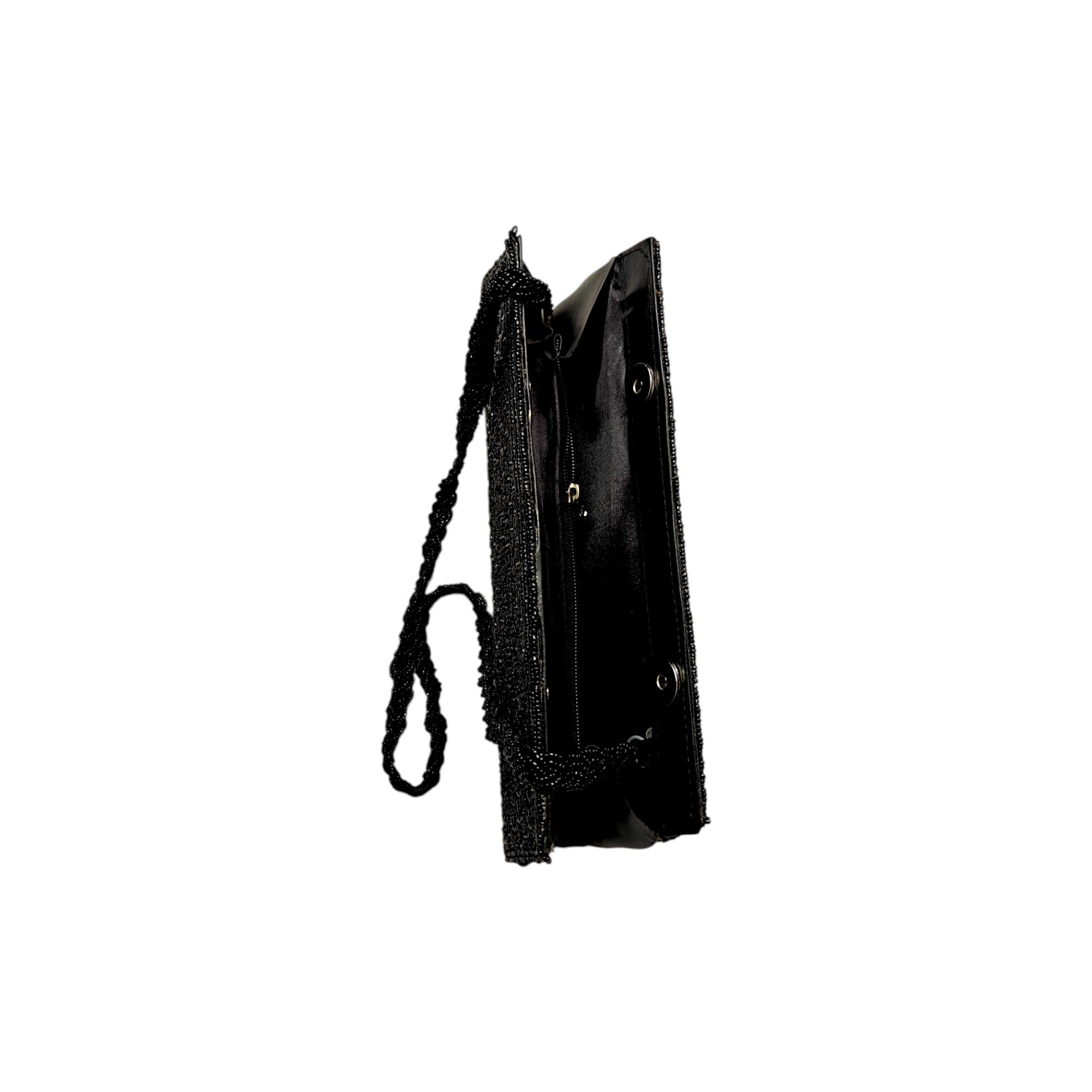 Beautiful Handmade Party-Bead Clutch with Sling Belt