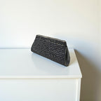 Beautiful Handmade Party-Bead Clutch with Sling Belt
