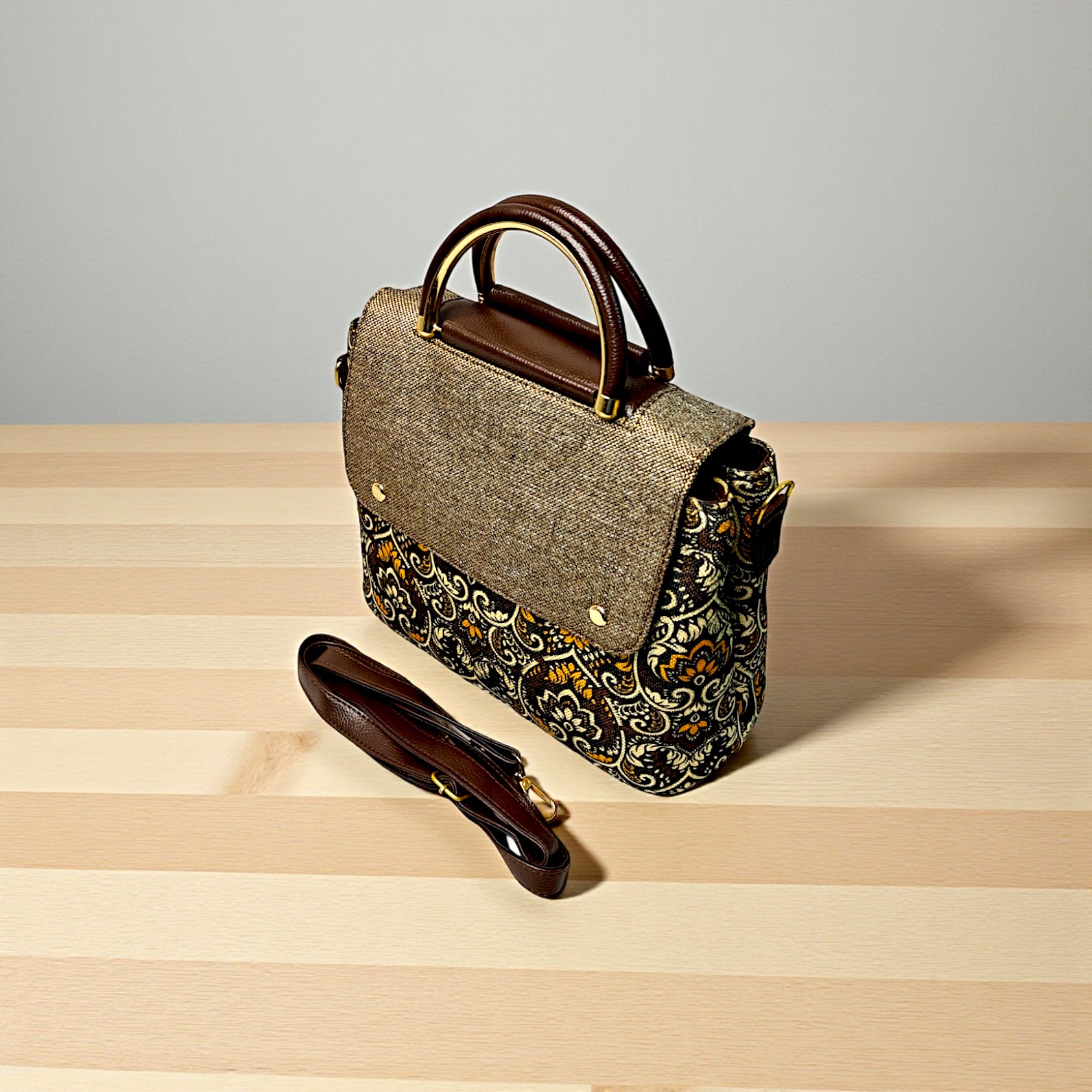 Premium Hand Bag with Shoulder Belt