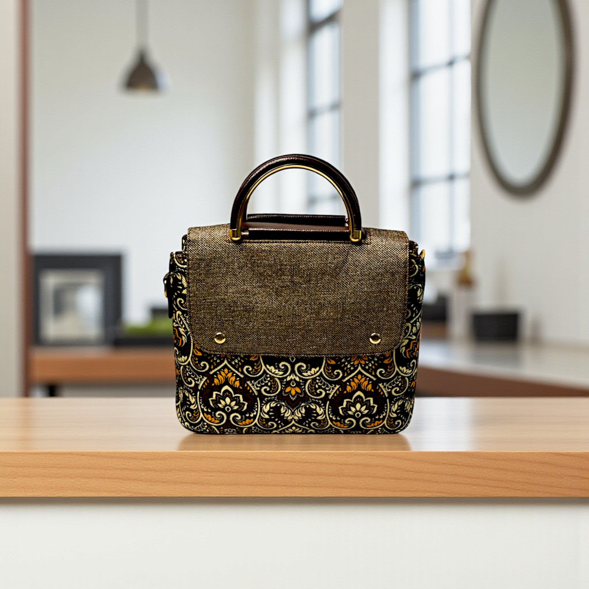Premium Hand Bag with Shoulder Belt