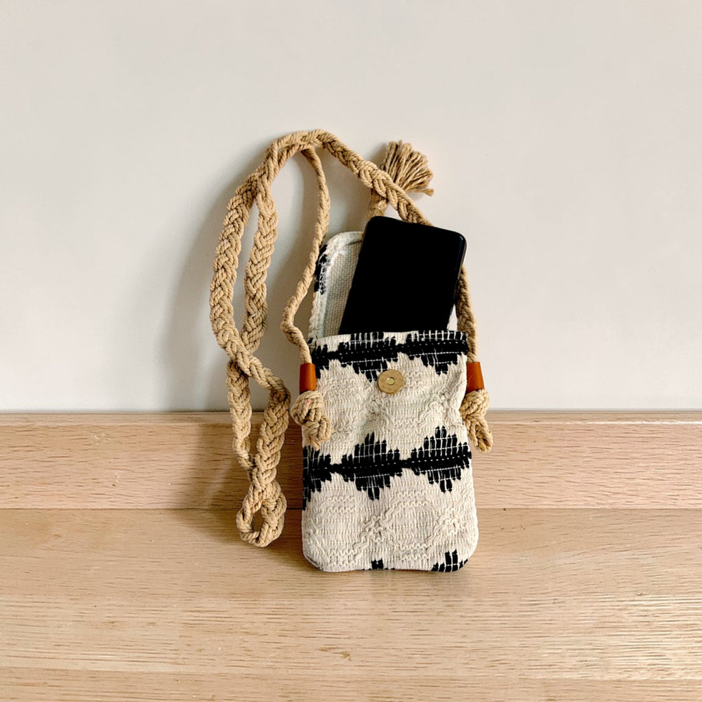 Hand Woven Mobile Sling Bag