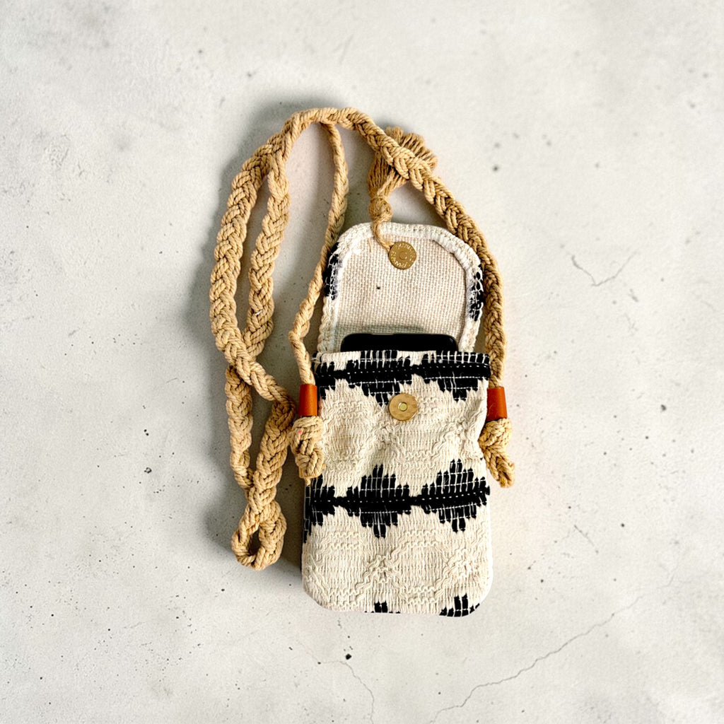 Hand Woven Mobile Sling Bag