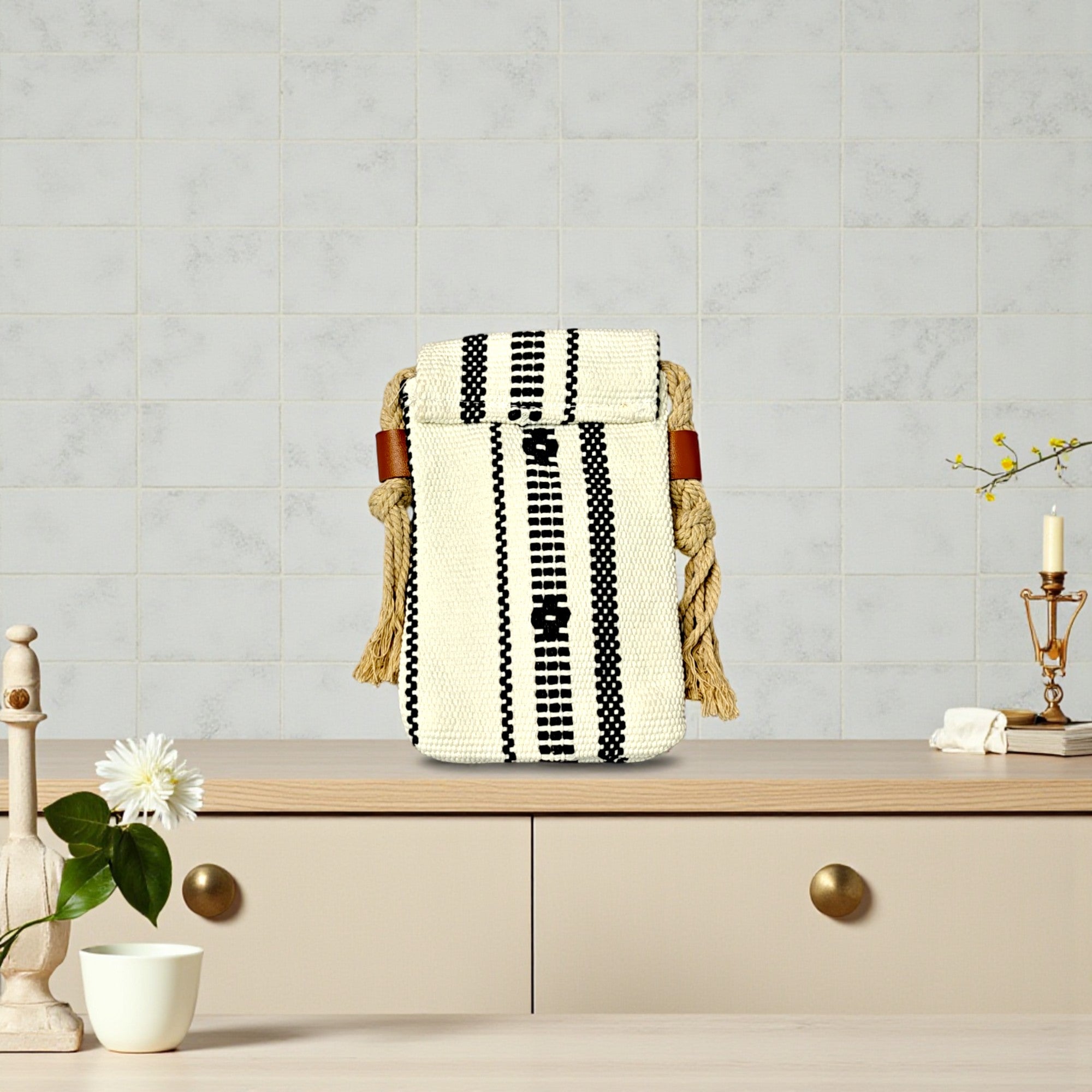 Handwoven Boho Mobile Purse for Women