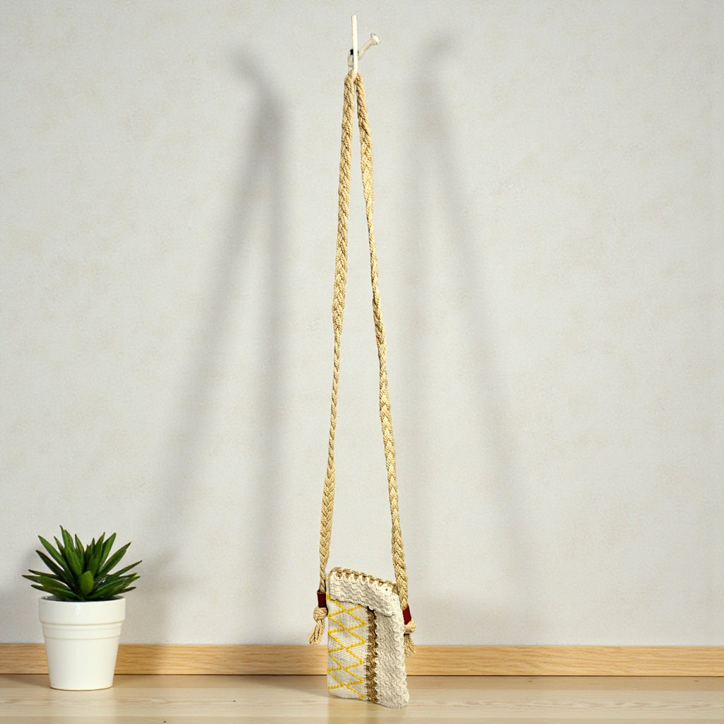 Hand Woven Mobile Sling Bag