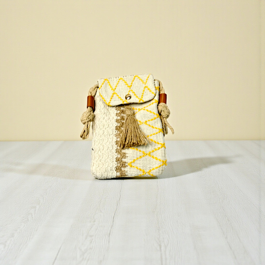 Hand Woven Mobile Sling Bag