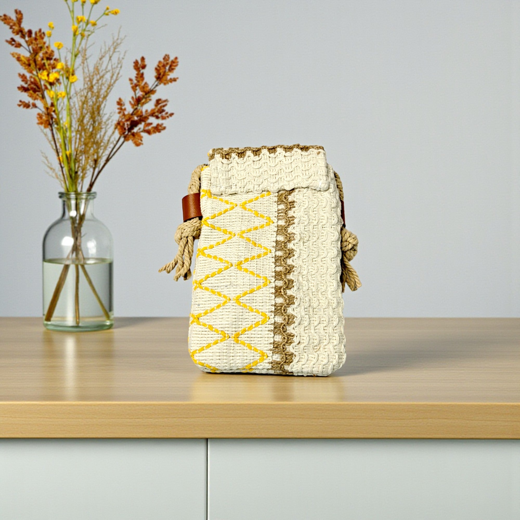 Hand Woven Mobile Sling Bag