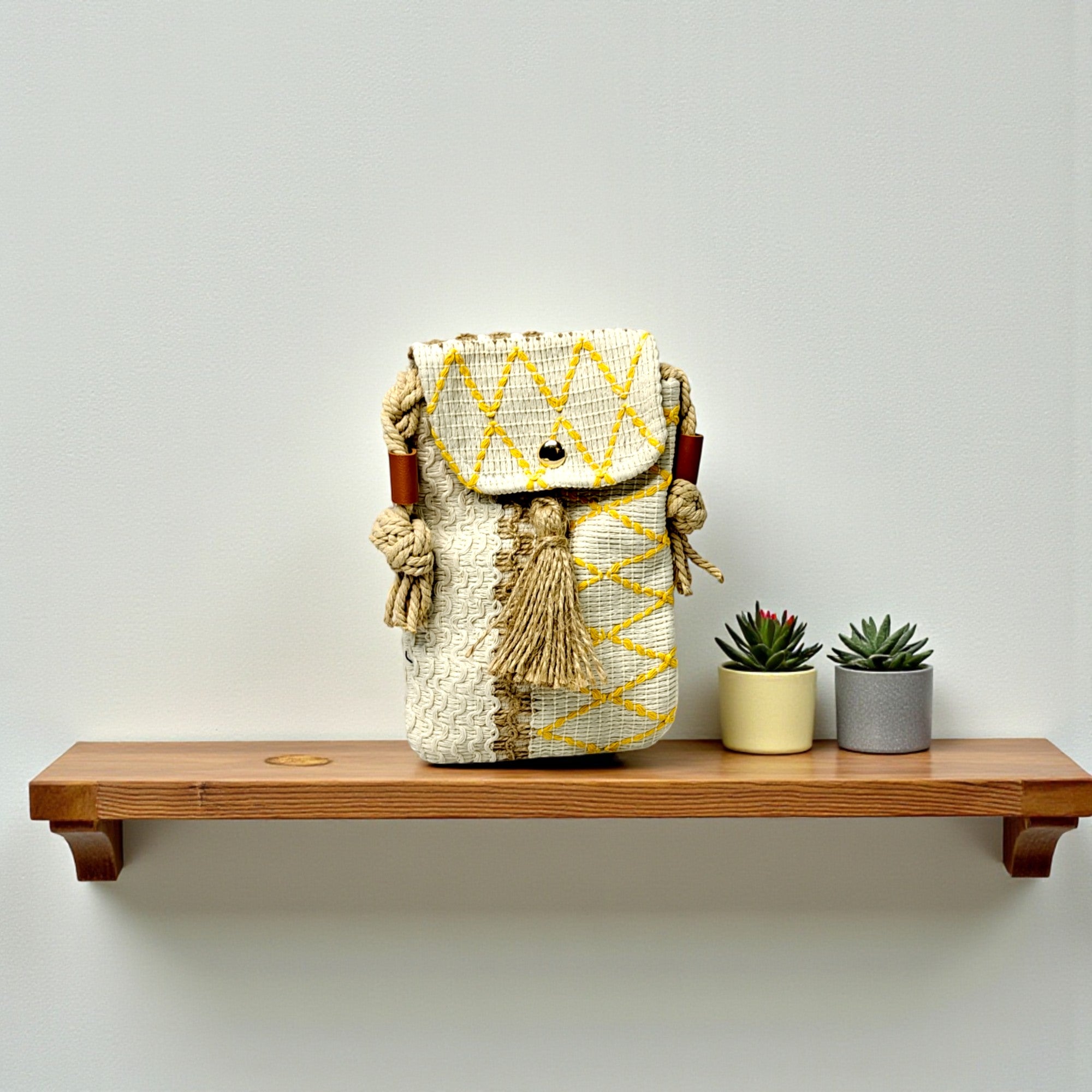 Hand Woven Mobile Sling Bag