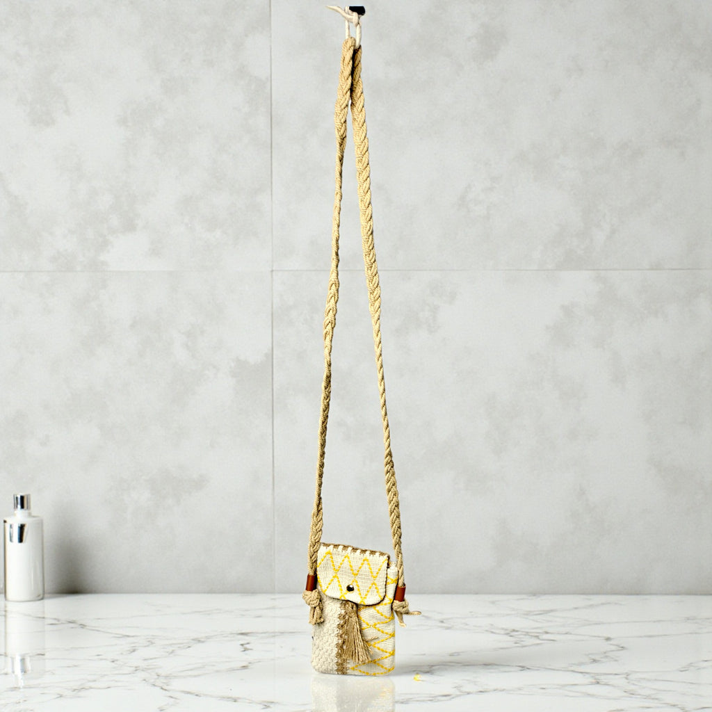 Hand Woven Mobile Sling Bag