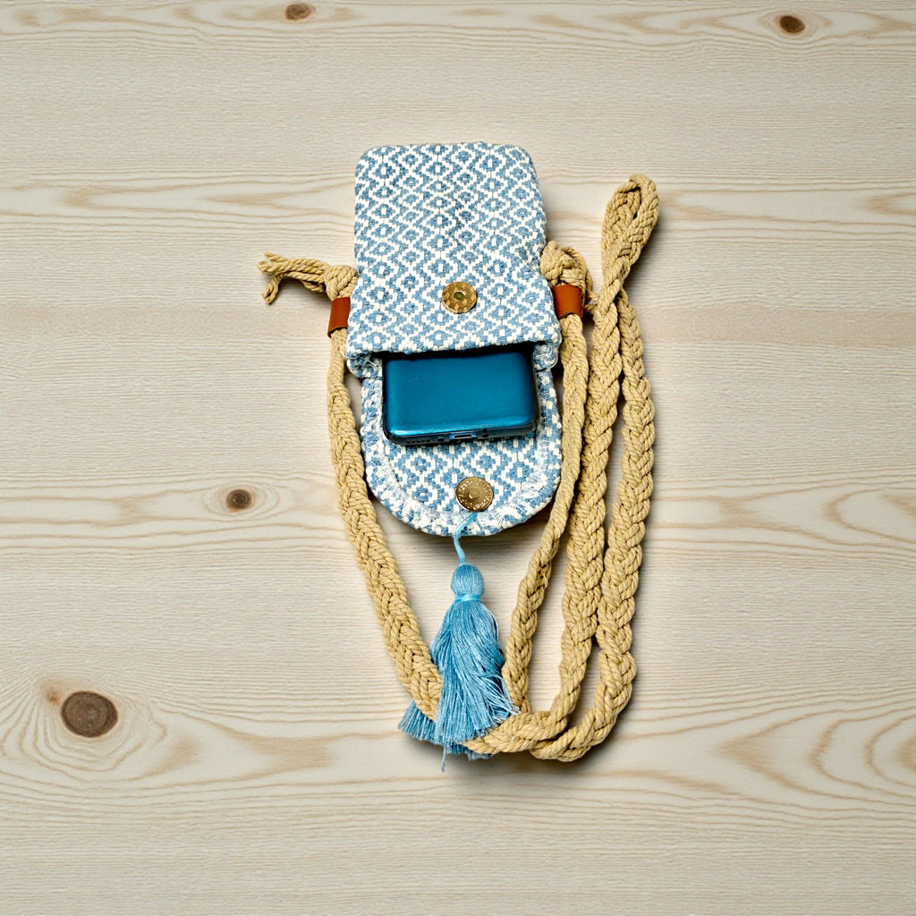 Hand Woven Mobile Sling Bag