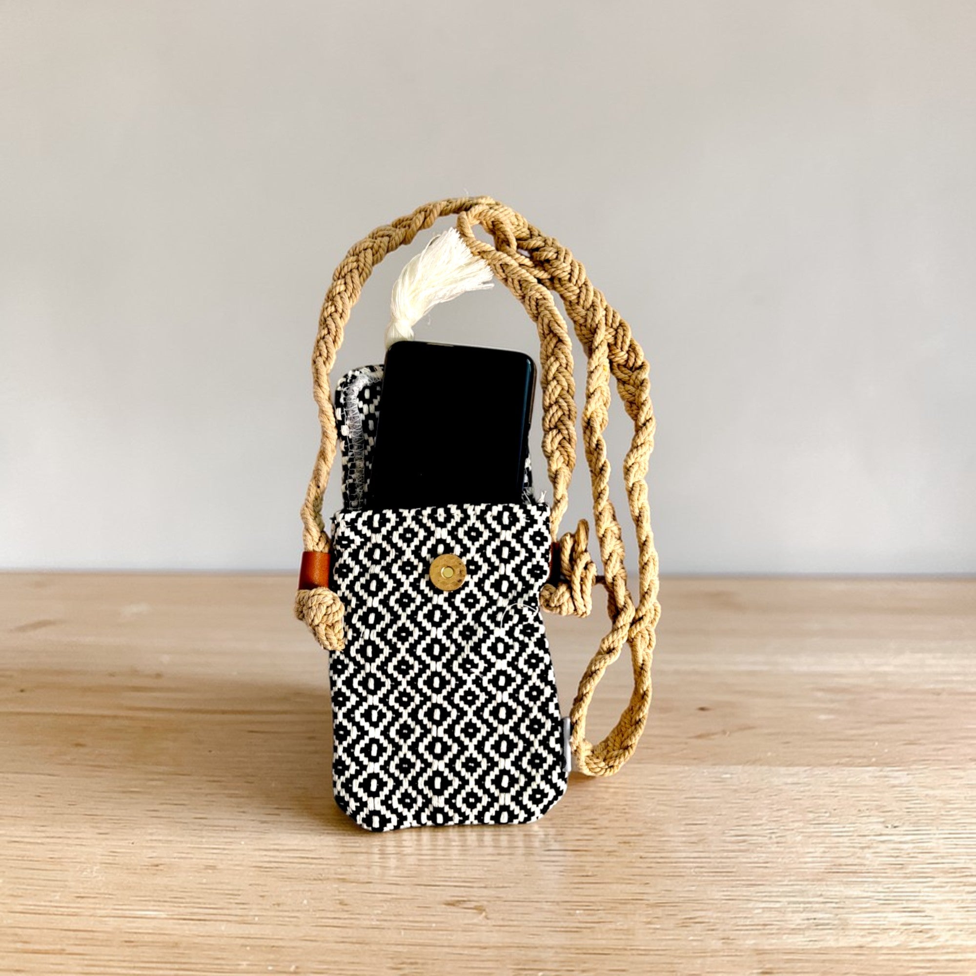 Hand Woven Mobile Sling Bag