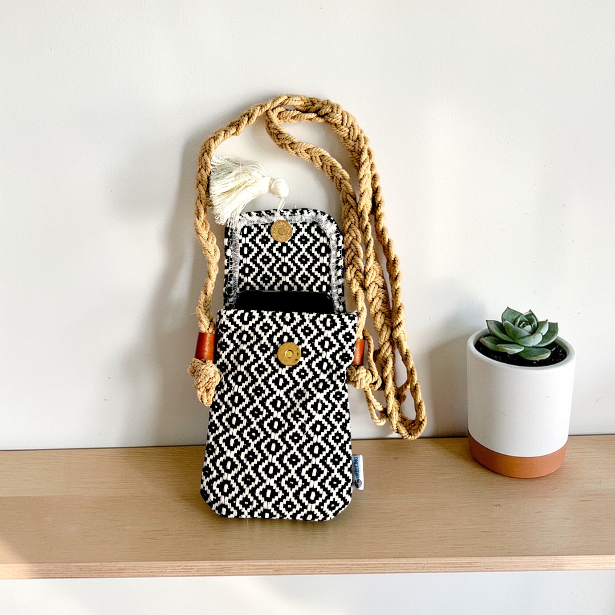 Hand Woven Mobile Sling Bag
