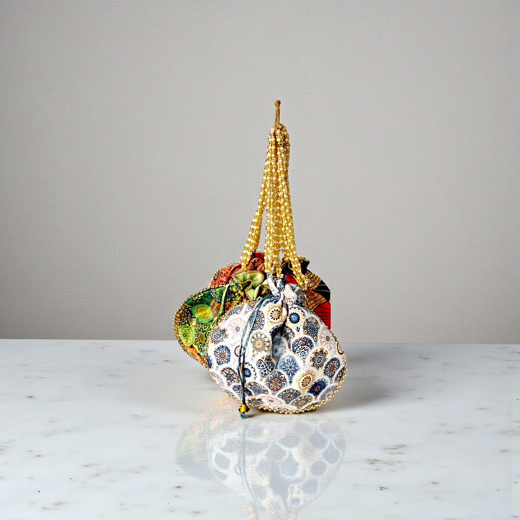 Premium Party Clutch Potli for Women - Set of 4