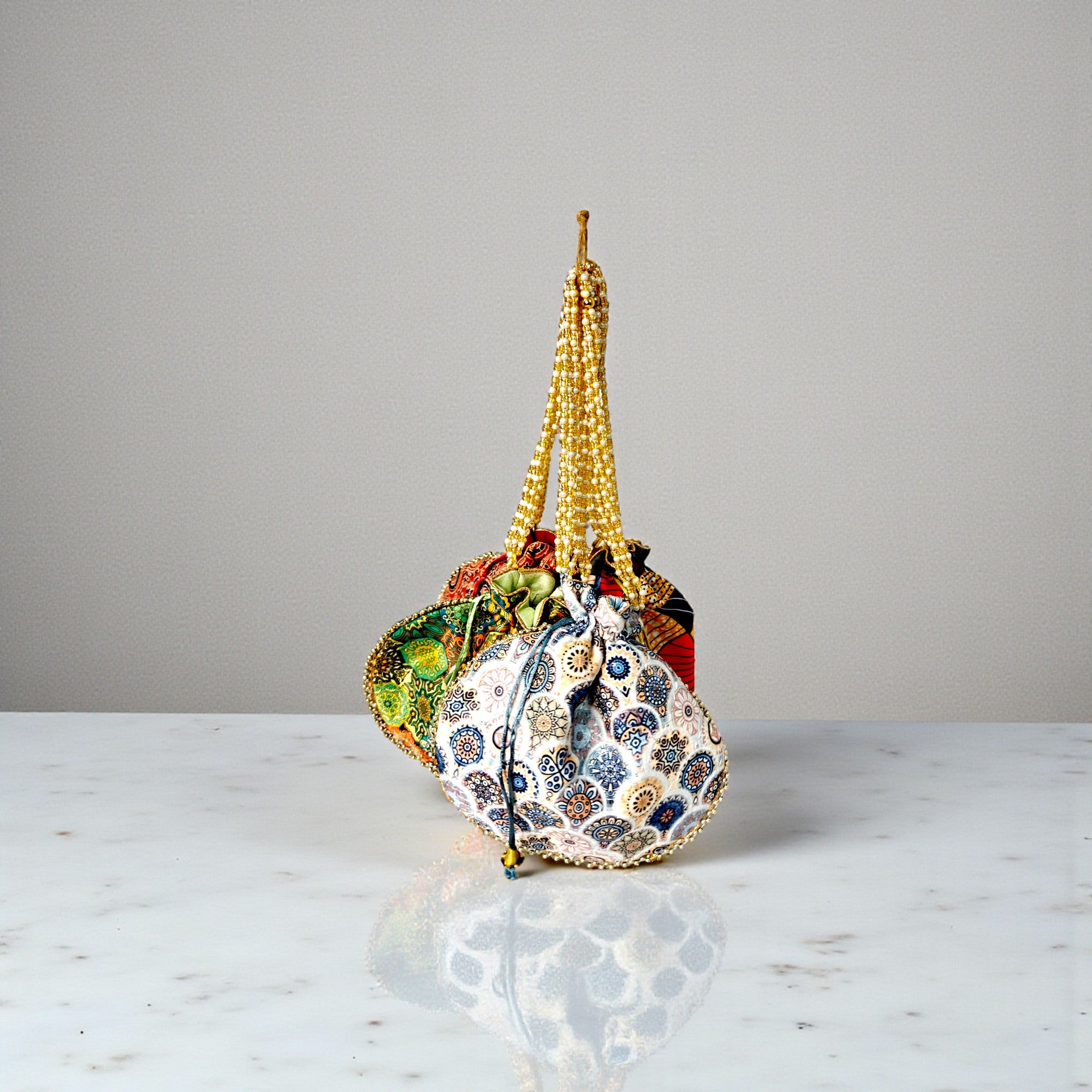 Premium Party Clutch Potli for Women - Set of 4