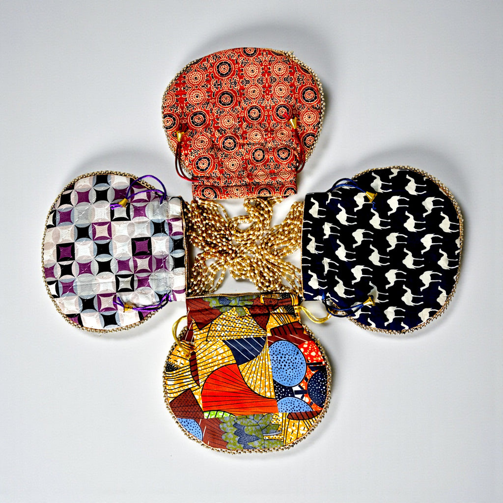 Premium Party Clutch Potli for Women - Set of 4