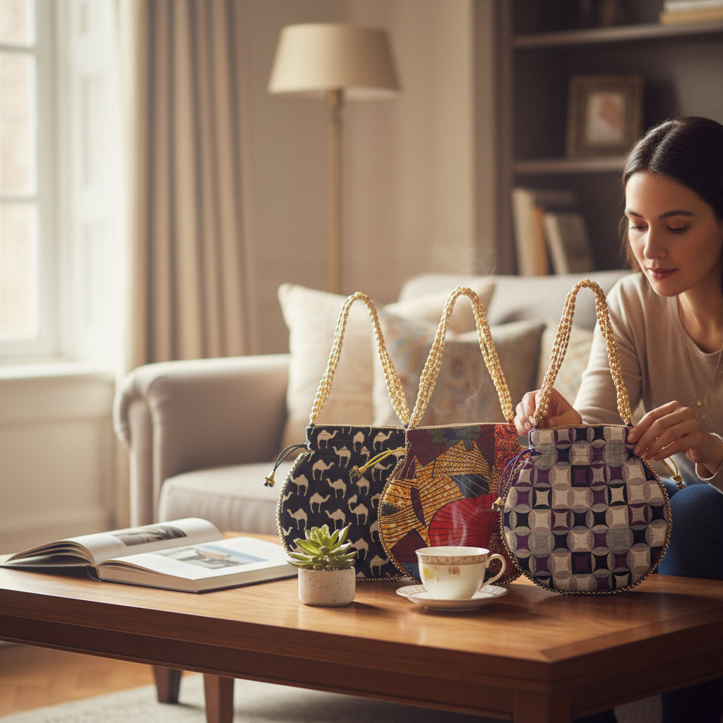 Premium Party Clutch Potli for Women - Set of 4