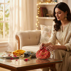 Premium Party Clutch Potli -Set of 4