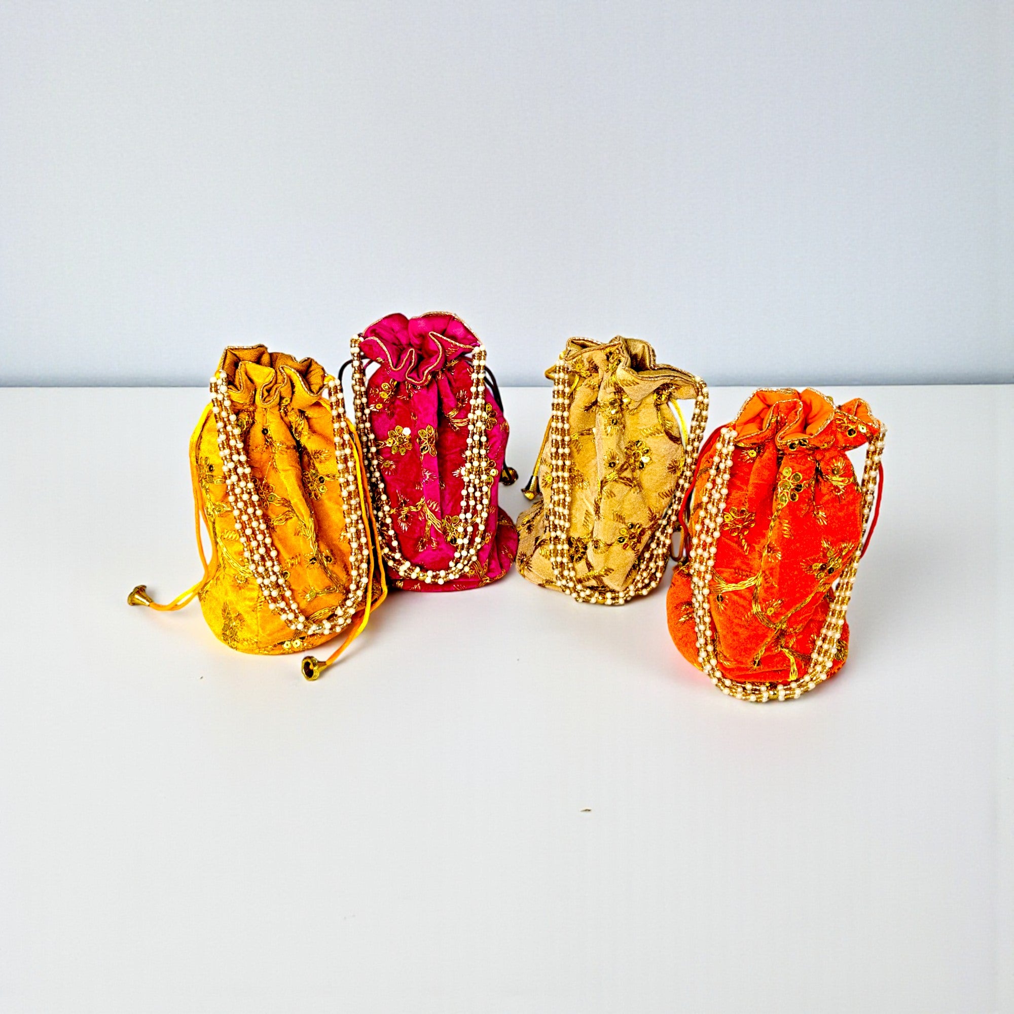 Premium Party Clutch Potli - Set of 4