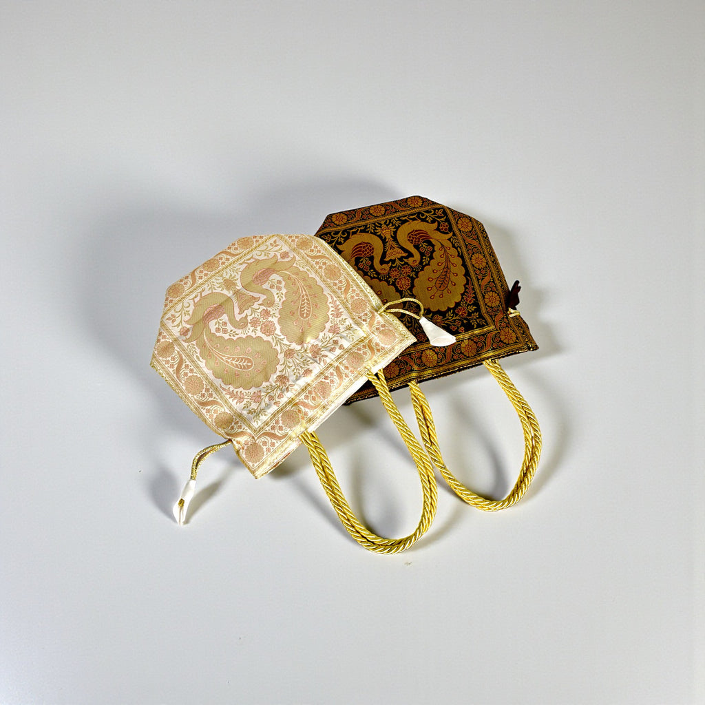 Royal Traditional Banarasi Handbag / Potli –  Set of 2