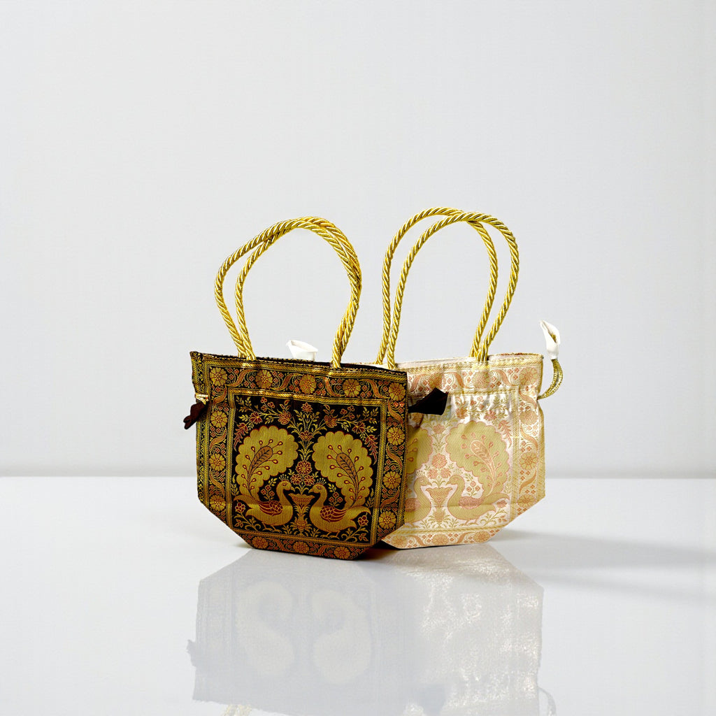 Royal Traditional Banarasi Handbag / Potli –  Set of 2