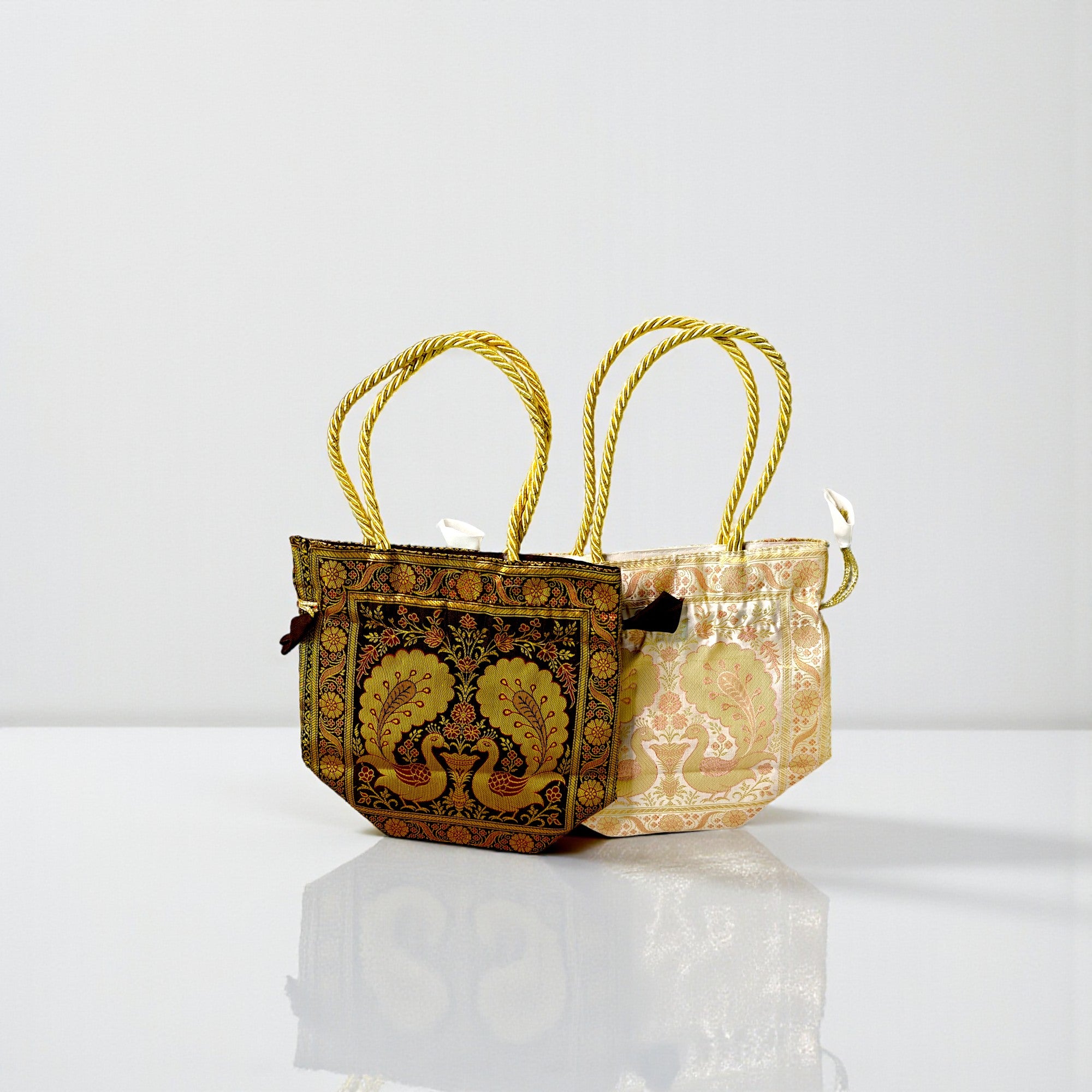 Royal Traditional Banarasi Handbag / Potli –  Set of 2